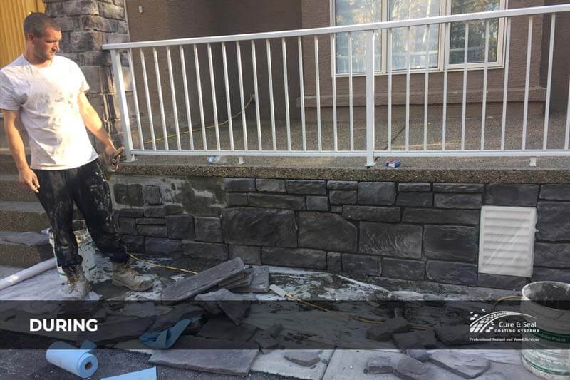 Exterior Stone Repair and Sealing Cure and Seal Coating Systems